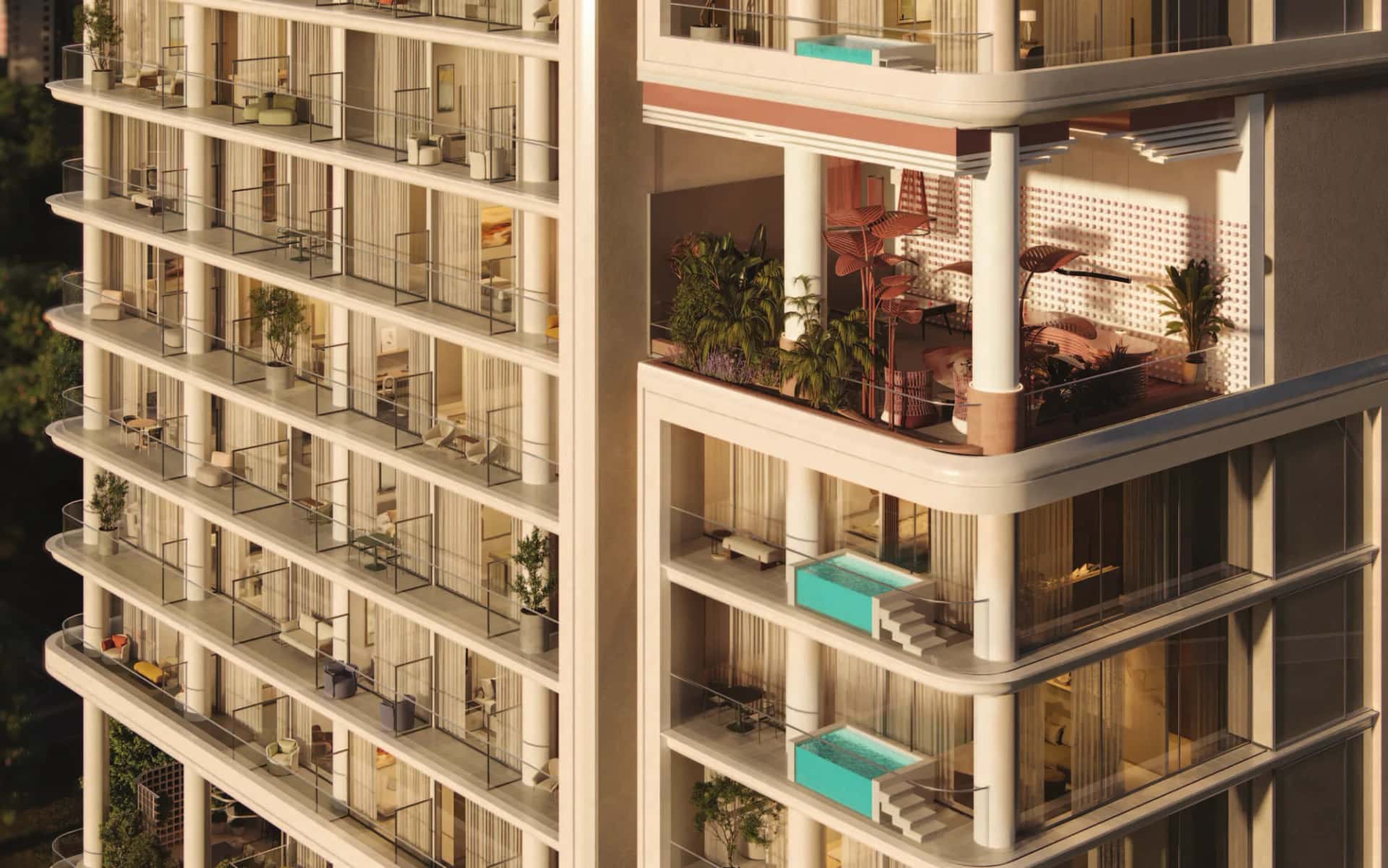 999 Residences off-plan apartment towers by Nakheel in Al Furjan, Dubai