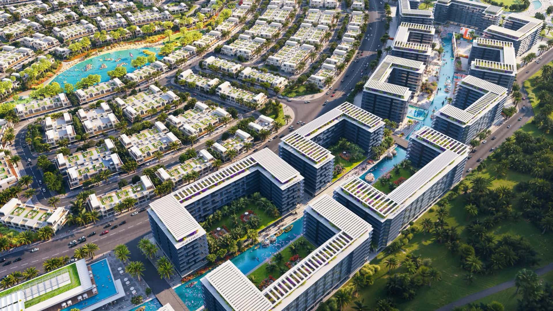 ASPIRZ by Danube off-plan tower rendering in Dubai Sports City