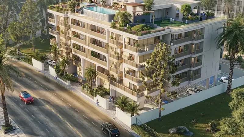 Altair 52 residential building exterior in Dubai South Residential District