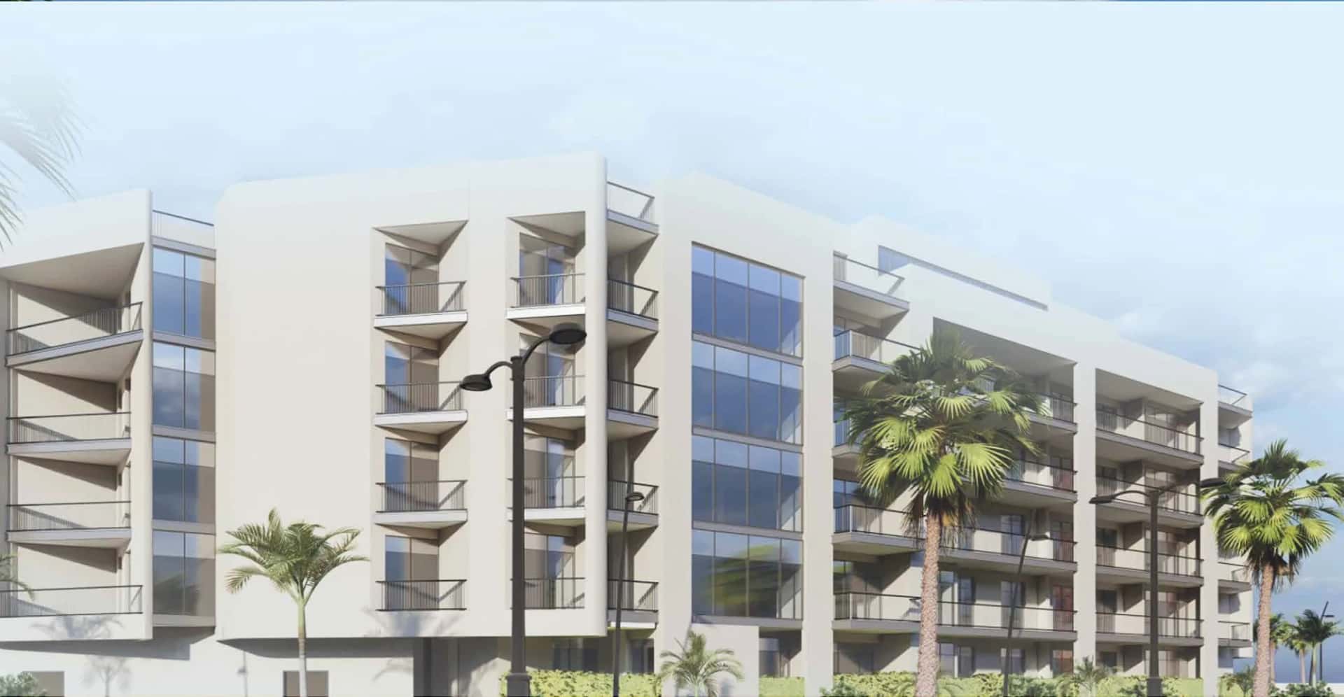 Asayel Avenue residential tower facade at Mirdif Hills, Dubai