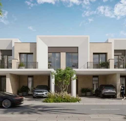 Azizi Venice 7 waterfront apartment towers overlooking the crystal lagoon in Dubai South