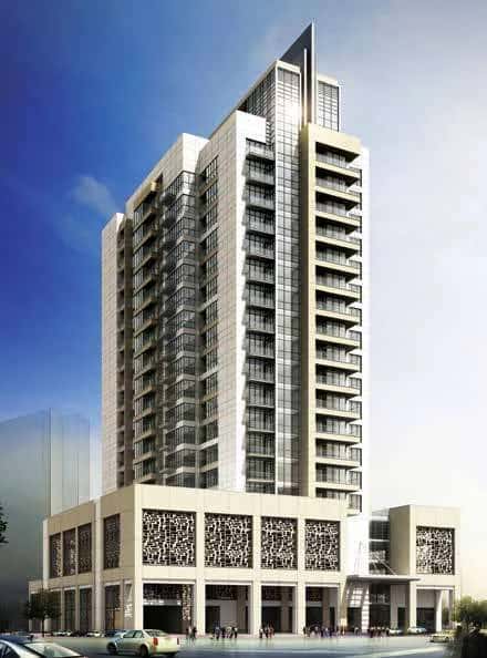 Bahwan Tower residential building in the Burj Khalifa Community, Downtown Dubai