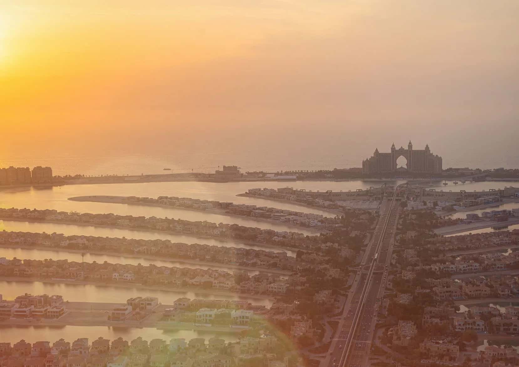 Beachfront Villas exterior rendering, off-plan villa development in Mohammed Bin Rashid Al Maktoum District 11, Dubai