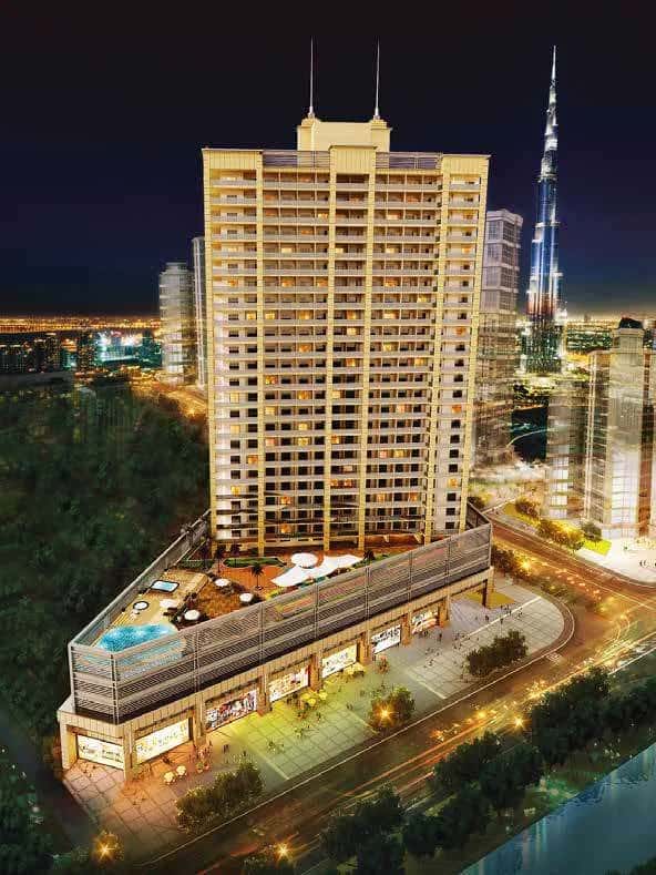 Elite Downtown Residence tower in Downtown Dubai near Burj Khalifa