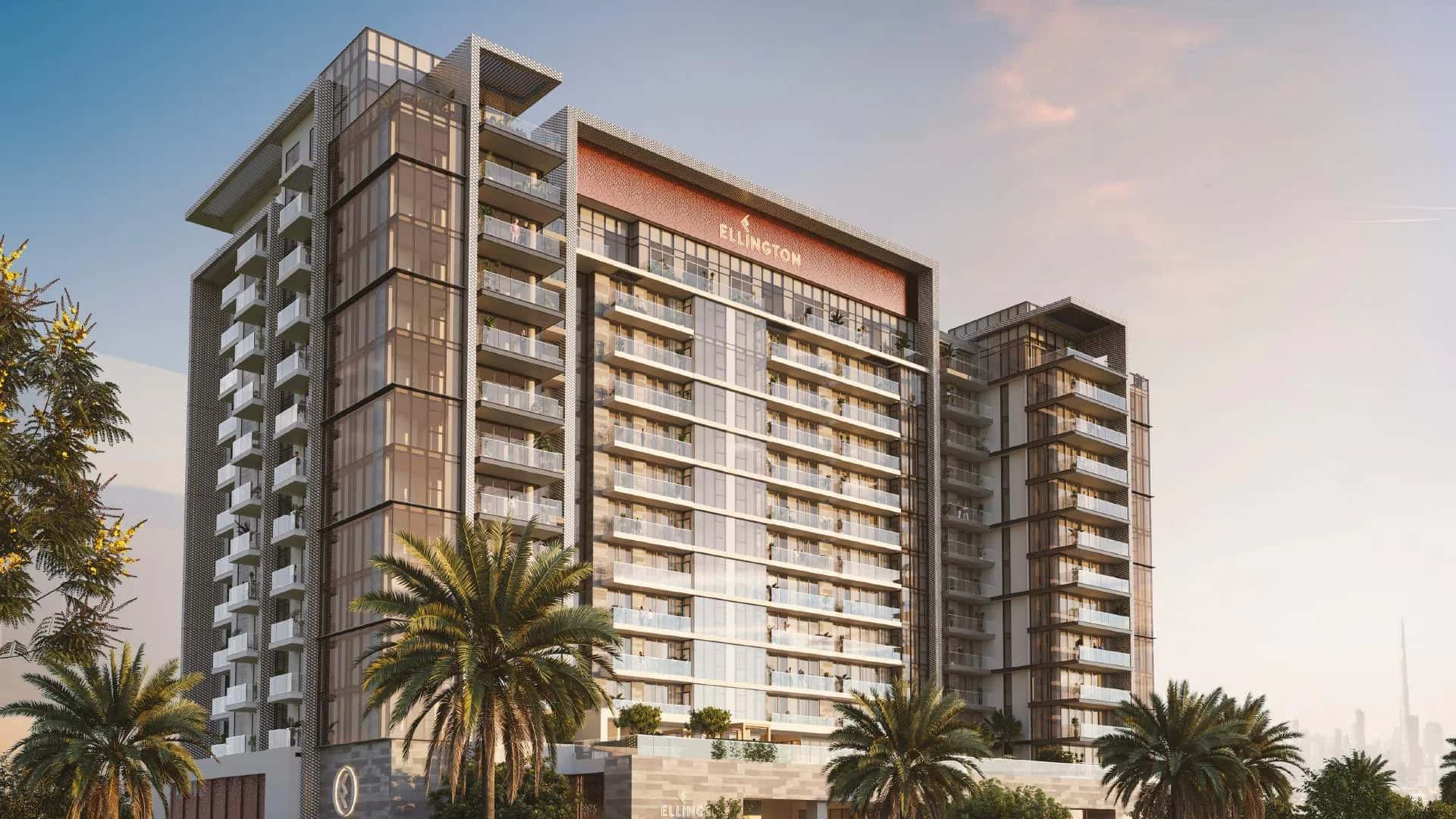 Ellington House 12-storey residential building overlooking Dubai Hills Golf Course in Dubai Hills Estate