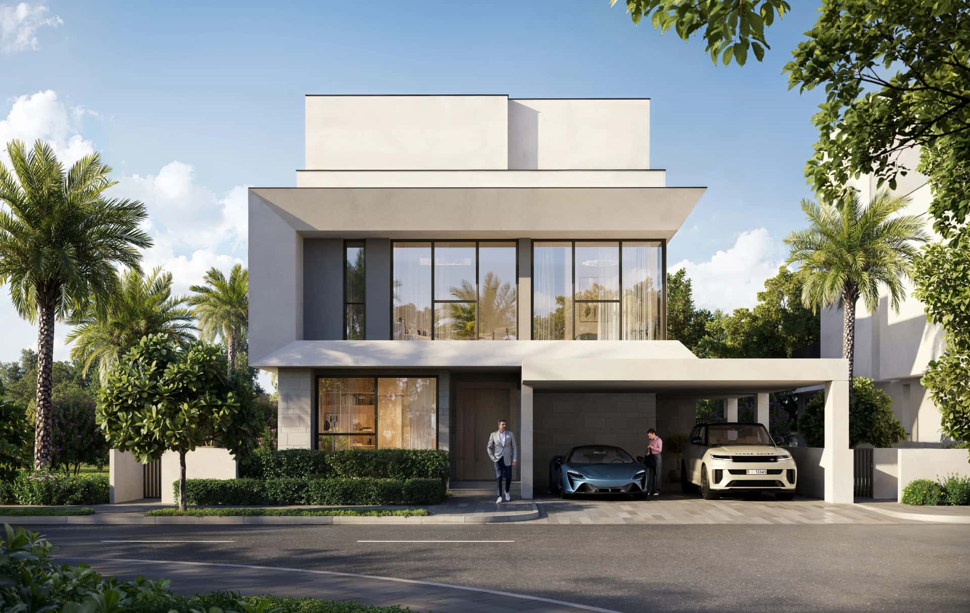 Grand Polo Montura 3 villas by Emaar with polo fields and green landscape, Dubai