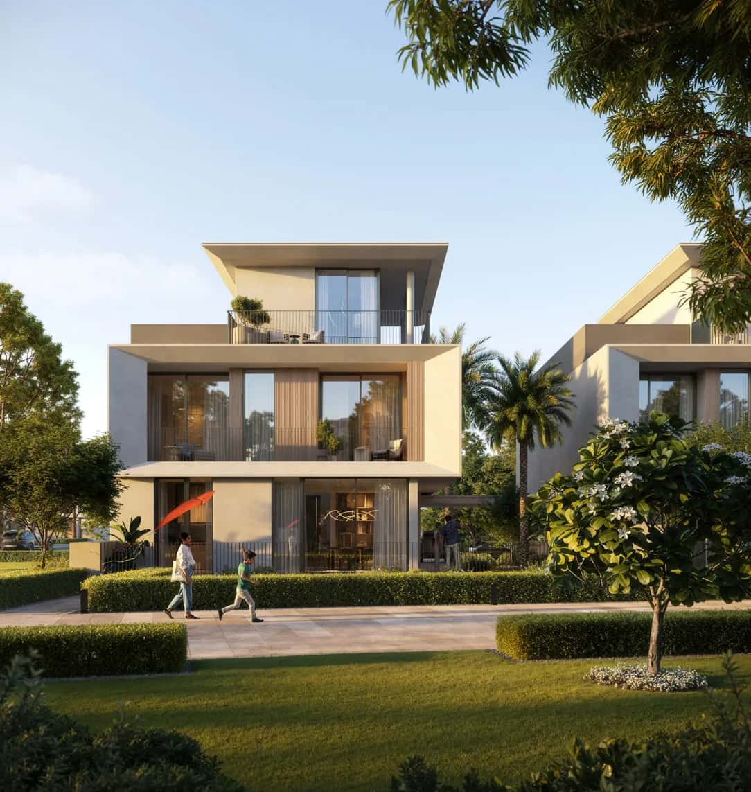 Selvara 3 four-bedroom villa exterior at Grand Polo Club and Resort, Dubai, by Emaar Properties