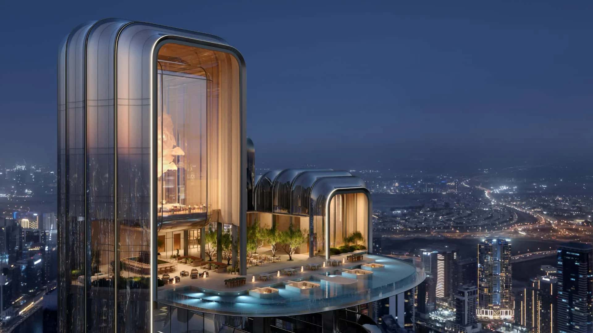 Lumena Alta by OMNIYAT, 380-metre twisted-façade tower rising in Business Bay, Dubai