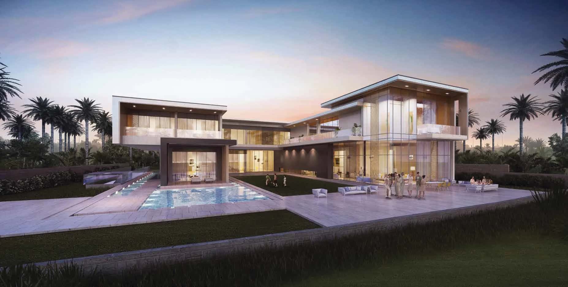 Mulberry at Park Heights low-rise apartment buildings overlooking the central park in Dubai Hills Estate