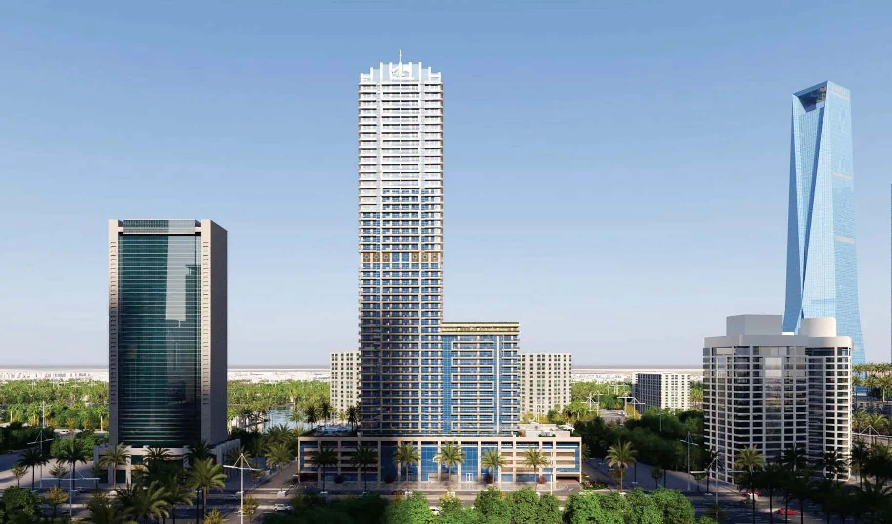 Orra The Embankment twin residential towers in Al Thanyah Fifth near Dubai Marina, Dubai
