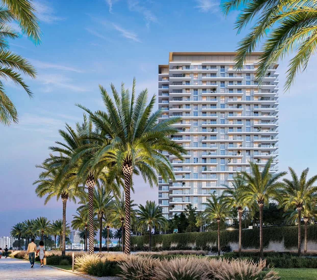 Parkland residential tower overlooking Dubai Hills Park in Dubai Hills Estate