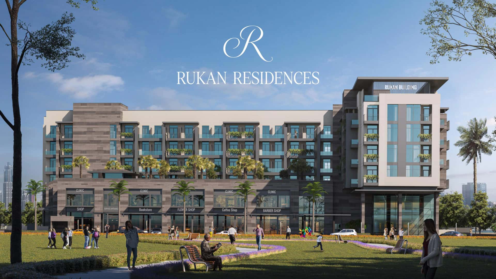 Rukan Residence low-rise apartment building in Rukan, Dubailand