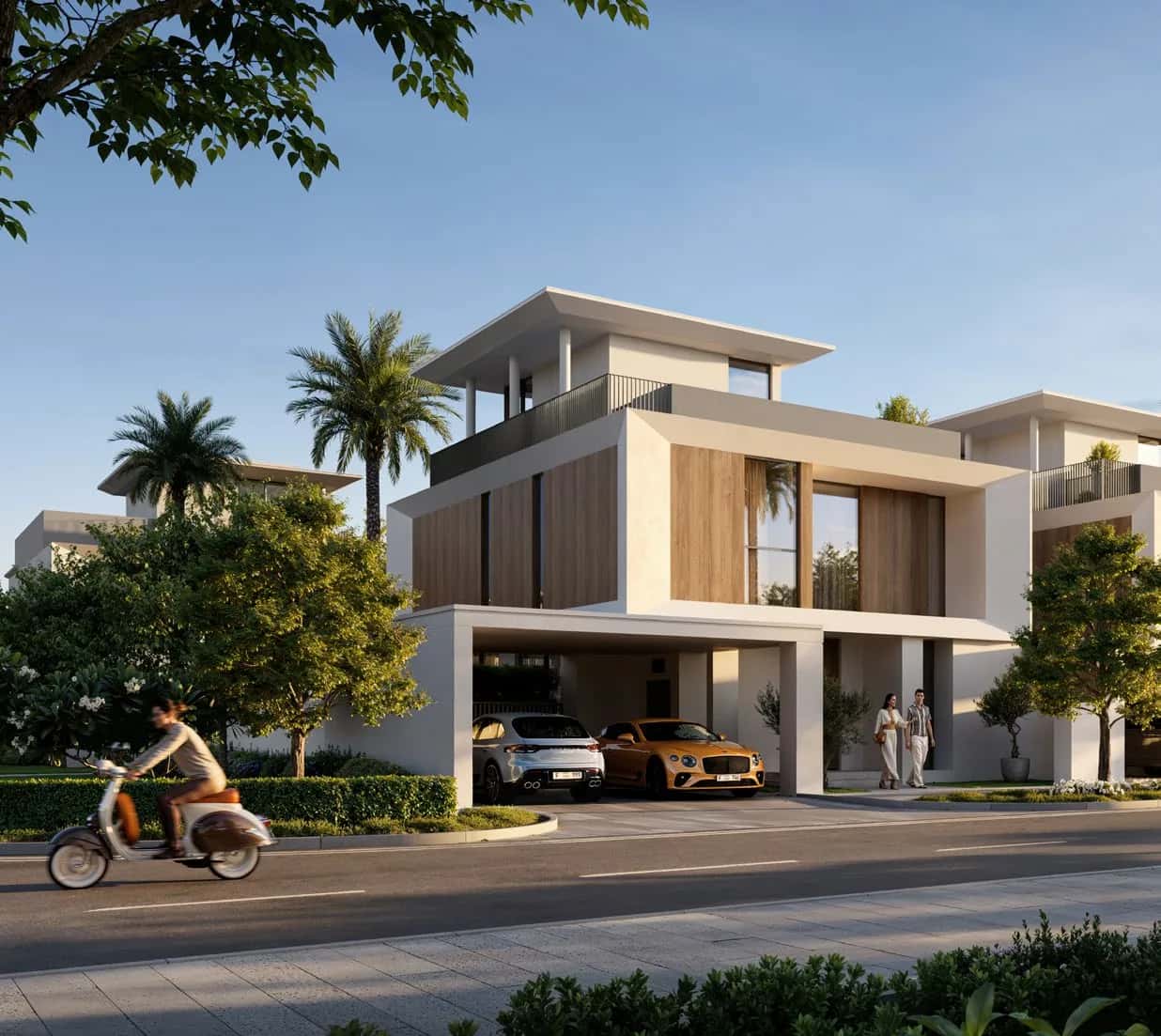 Selvara 2 villa exterior within Grand Polo Club & Resort, Dubai