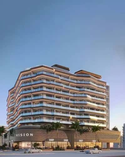 Exterior render of Soul residential tower by Vision Developments in Dubai Production City