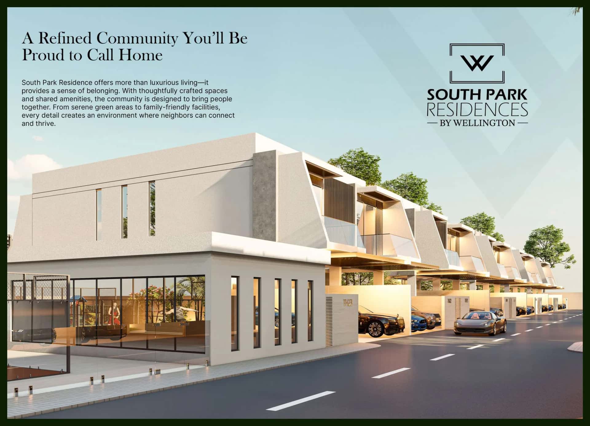 South Park Residences 2 off-plan villa development by Wellington in Dubai