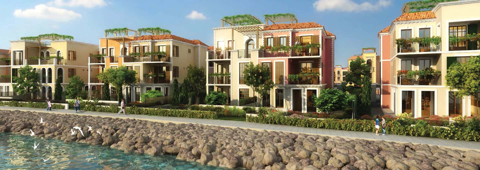 Sur La Mer Italian-inspired freehold townhouses with private beach access in Jumeirah 1, Dubai