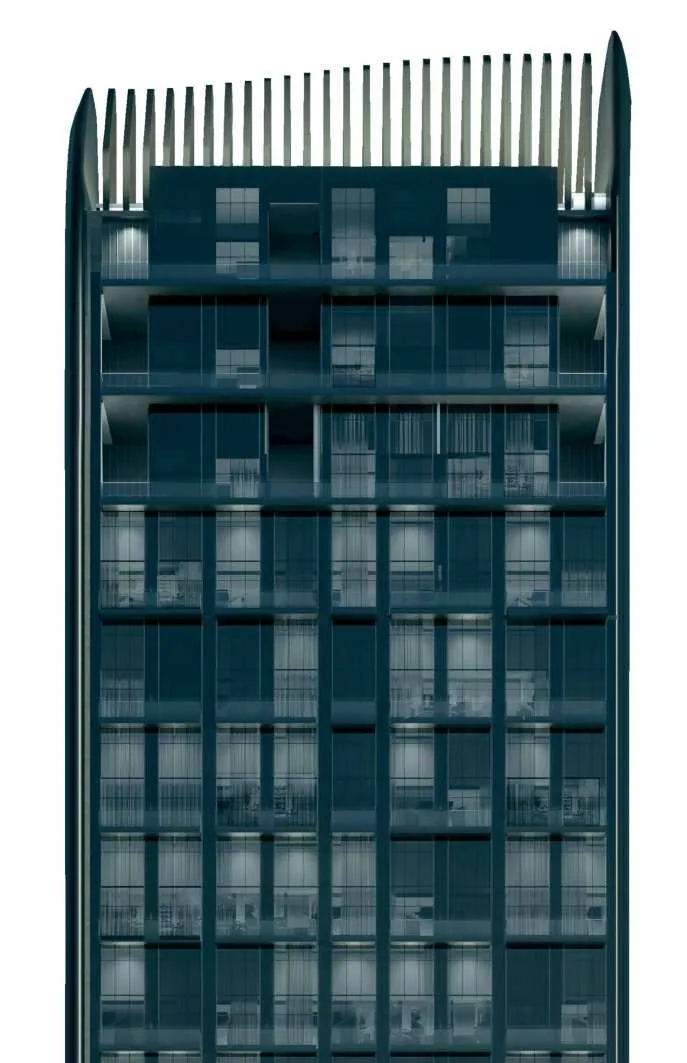 The Autograph S Series tower exterior render in Jumeirah Village Circle, Dubai