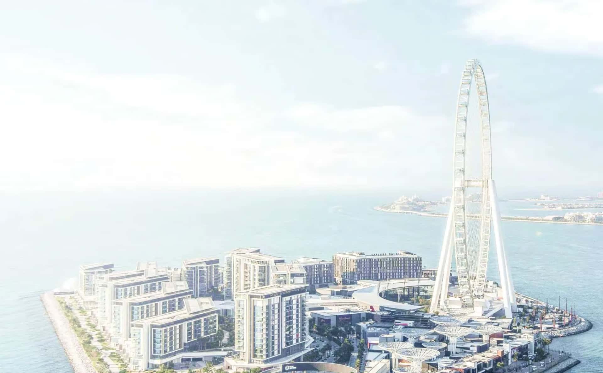 The Fifth Tower exterior, a 36-storey residential building in Jumeirah Village Circle, Dubai