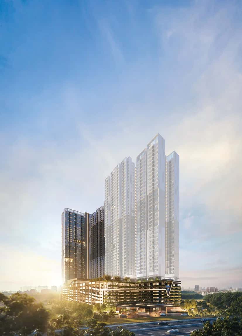 Viridian residential building facade in City Walk Dubai, developed by Meraas, completed 2024