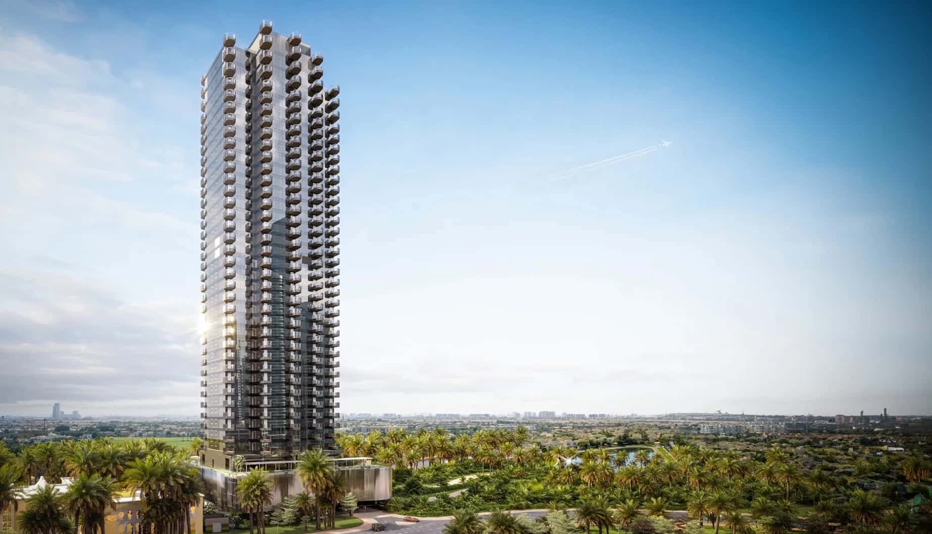 W Residences tower exterior in Jumeirah Lake Towers, Dubai