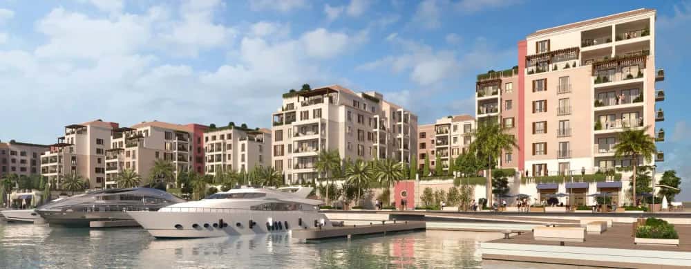 La Sirene at Port de La Mer, three-building Mediterranean-inspired residential community on the Jumeirah 1 coastline in Dubai