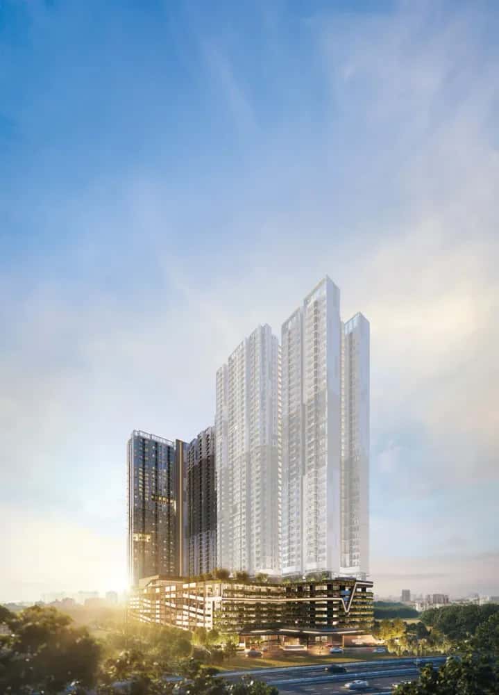 Viridian residential building facade in City Walk Dubai, developed by Meraas, completed 2024