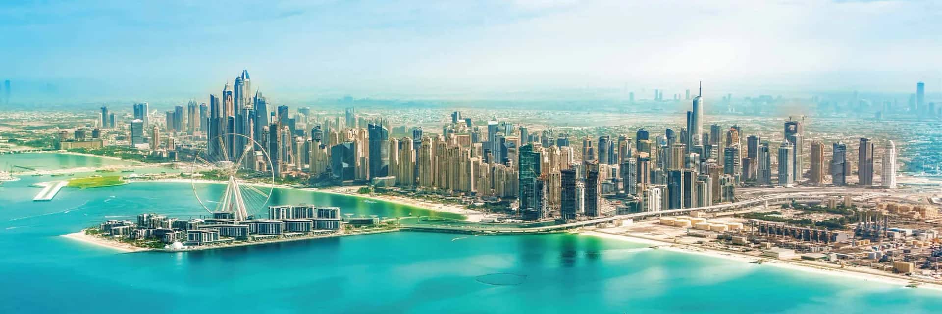Maimoon Gardens towers and amenity podium in Jumeirah Village Circle, Dubai