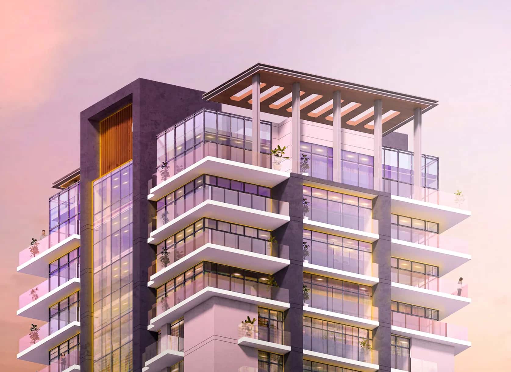 Park Boulevard by Meteora tower exterior in Jumeirah Village Circle District 17