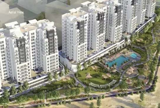 South Garden residential tower at Wasl Gate with Zen Garden amenity, Dubai