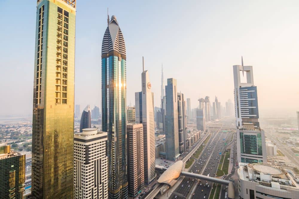 Dubai off-plan property investment guide — skyline rendering of upcoming developments